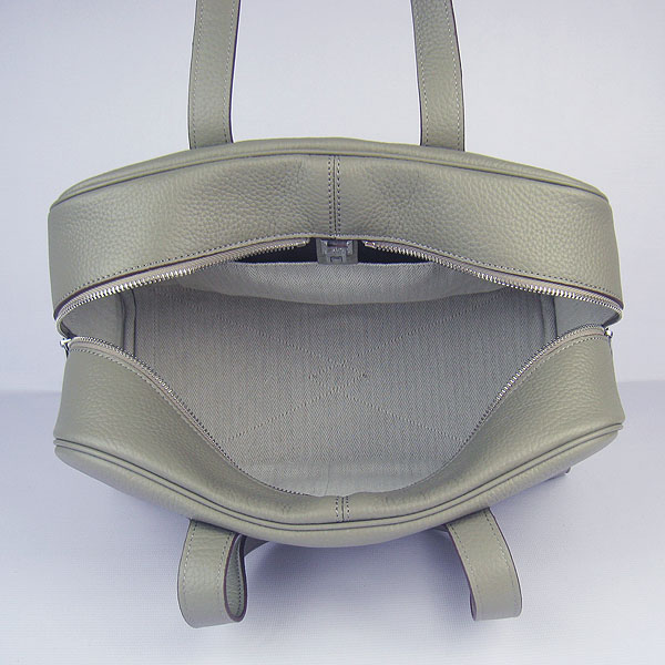 Best Replica Hermes Victoria Cowskin Leather Bags 2010 Dark Grey H2802 - Click Image to Close